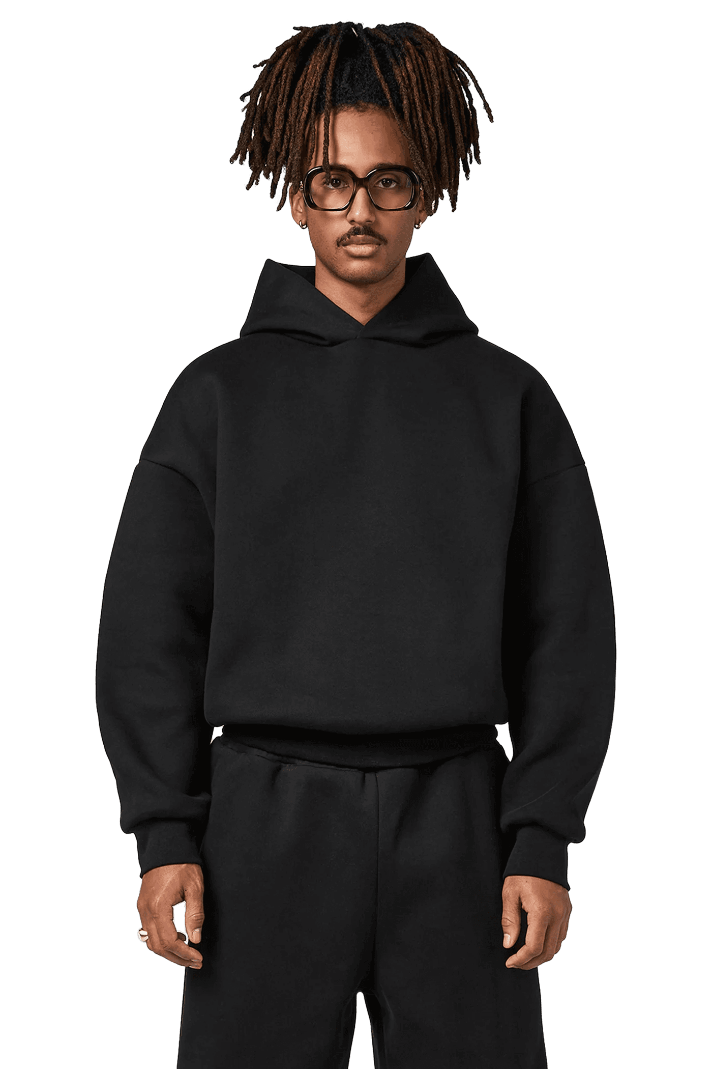 Heavyweight Hood 01 — Black — view 1